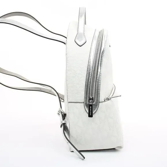 Michael Kors Silver Logo Backpack - Picture 5 of 7